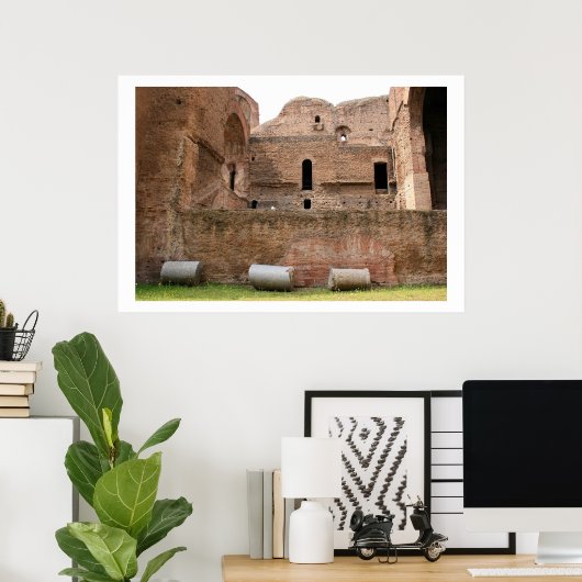 Baden van Caracalla Poster (Thuiskantoor)