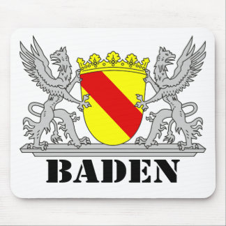 Baden Wappen mit Schrift Baden Muismat