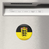 Baden-Wuerttemberg Flag Gem Magneet (Insitu (Vaatwasser))