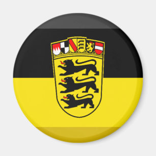 Baden-Wuerttemberg Flag Gem Magneet