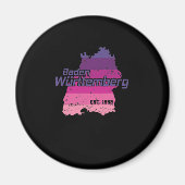 Baden Württemberg Bundesland Deutschland Magneet (Voorkant)