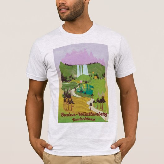 Baden-Württemberg Duitsland T-shirt (Voorkant)