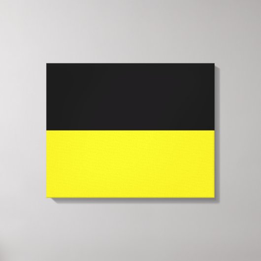Baden Württemberg Flag (Duitse staat) Canvas Afdruk (Voorkant)