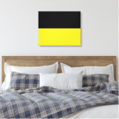 Baden Württemberg Flag (Duitse staat) Canvas Afdruk (Insitu (Slaapkamer))