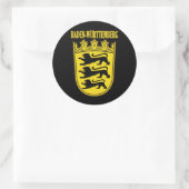 Baden-Wurttemberg Ronde Sticker (Tas)