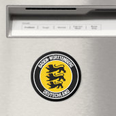 Baden-Württemberg Round Emblem Magneet (Insitu (Vaatwasser))