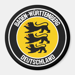 Baden-Württemberg Round Emblem Magneet