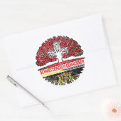 Baden-Württemberg Schweizer Schweiz Baum Ronde Sticker (Envelop)