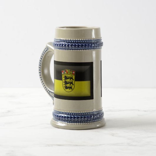 Baden-Württemberg Vlag Duitsland Bierpul (Voorkant links)