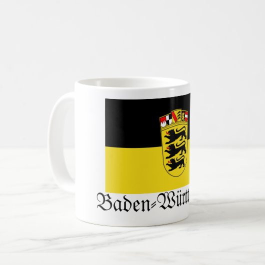 Baden-Württemberg-vlag Koffiemok (Voorkant links)