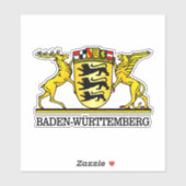 Baden-Wurttemberg Wappen Sticker (Vel)