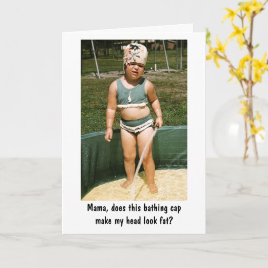 Badend Pet Kaart (Gele Bloem)