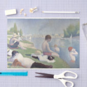 Badende Bathers Seurat Siedenpapier Decoupage Tissuepapier (Craft)