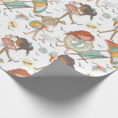 Badende Schoonheden Inpakpapier (Hoek)