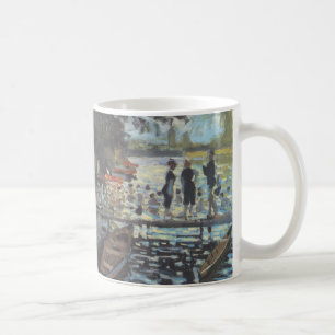 Badenden bij La Grenouillère door Claude Monet Koffiemok