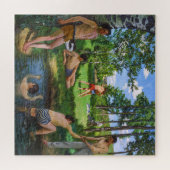 Badenden | Frédéric Bazille | Legpuzzel (Horizontaal)