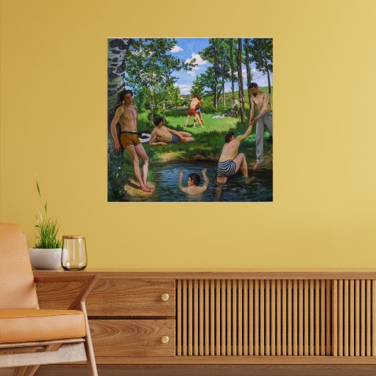 Badenden | Frédéric Bazille | Poster (Woonkamer 2)
