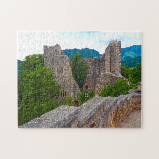 Badenweiler Castle Black Forest. Legpuzzel (Horizontaal)