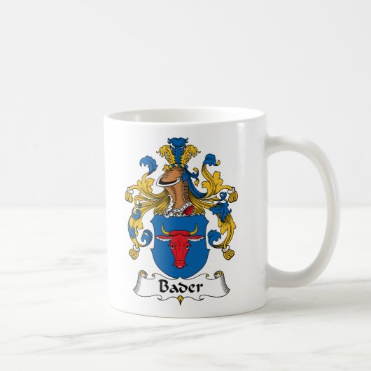 Bader Family Crest Koffiemok (Rechts)