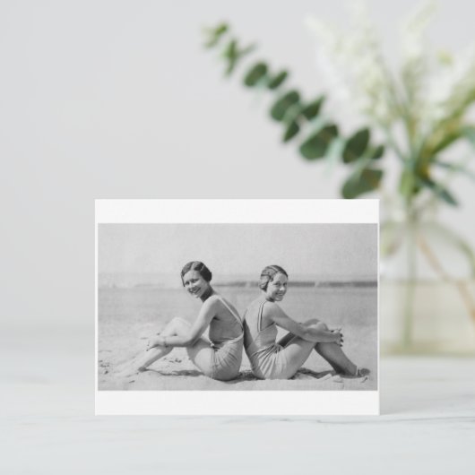  baders briefkaart (Staand voorkant)