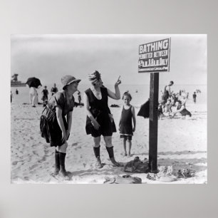 BADERS IN LINCOLN PARK - CHICAGO 1919 POSTER