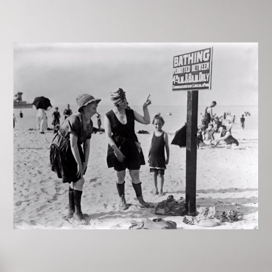 BADERS IN LINCOLN PARK - CHICAGO 1919 POSTER (Voorkant)