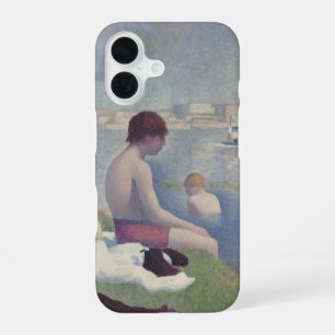 Baders te Asnières door Georges Pierre Seurat iPhone 16 Hoesje