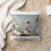 Baders te Asnières door Georges Pierre Seurat Kussen (Deken)