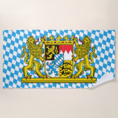 Badetuch Bayernwappen Strandlaken (Voorkant)