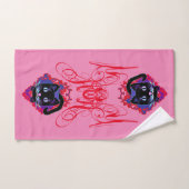 Badezimmer Handtuch Set mit Kätzchen Bad Handdoek (Handdoek)