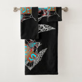 Badezimmer Handtuch Set STOP Bad Handdoek (Insitu)
