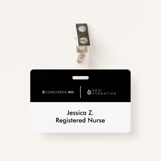 badge (Voorkant met clip)