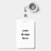 badge (Voorkant met intrekbare clip)