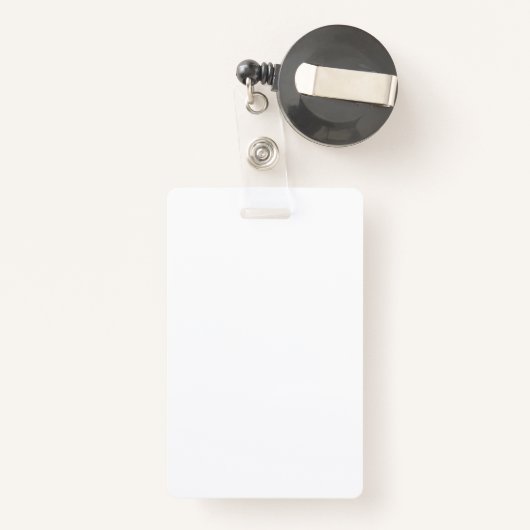 badge (Achterkant met intrekbare)