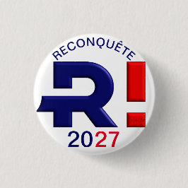 Badge 32 mm, Reconquête 2027 Ronde Button 3,2 Cm
