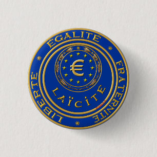 Badge 3,20 cm, LAÏCITEIT Ronde Button 3,2 Cm