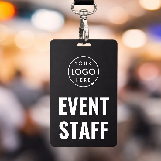 Badge 3x5 Evenement Personeel | Verticale Lanyard 