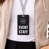 Badge 3x5 Evenement Personeel | Verticale Lanyard 