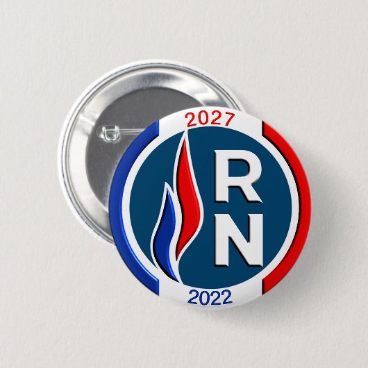 Badge 57 mm, RN 2022 2027 3D Ronde Button 5,7 Cm (Voorkant /achterkant)
