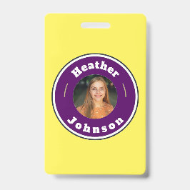 Badge - Aangepaste gepersonaliseerde (voeg naam & 