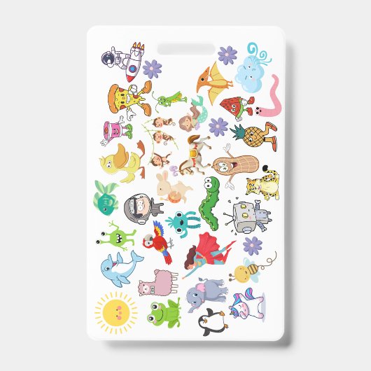 Badge Accessory (Cartoons & Food)  (Voorzijde)