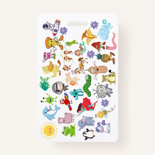 Badge Accessory (Cartoons & Food) (Voorkant)