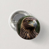 Badge: adelaar ronde button 3,2 cm (Voorkant /achterkant)