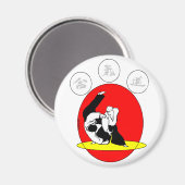 BADGE AIKIDO MAGNEET (Voorkant / Achterkant)
