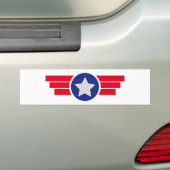 Badge Airborne Luftfahrt Military Bumpersticker (Op auto)