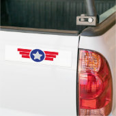 Badge Airborne Luftfahrt Military Bumpersticker (Op Truck)