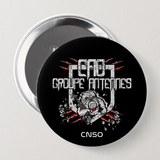 BADGE ANTENNES RONDE BUTTON 4,0 CM (Voorkant /achterkant)