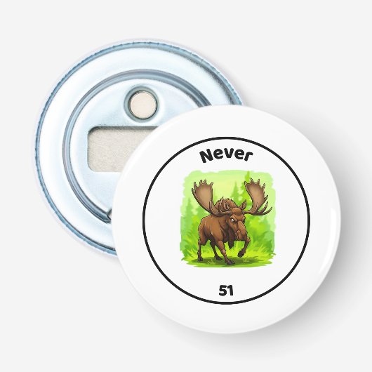 badge Bottle Open Button Flesopener (Voorkant)