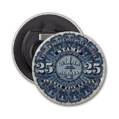 badge Bottle Opener foto 25c bierstempel (Voorkant)