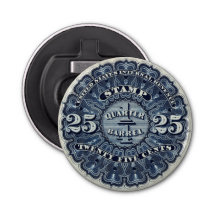 badge Bottle Opener foto 25c bierstempel